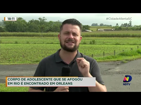 Corpo de adolescente que se afogou em rio é encontrado em Orleans
