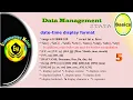 date-time format STATA Data Management Econometrics Melody Mphil P