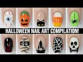 Nail Art For Halloween Cute Easy Nail Design Compilation For Halloween
