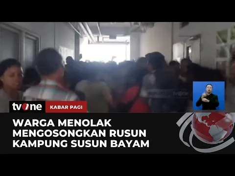 Eksekusi Pengosongan Kampung Bayam Ricuh