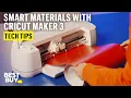 Cutting Smart Materials with the Cricut Maker 3 Smart Cutting Machine - Tech Tips from Best Buy