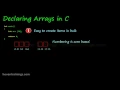 Lecture 18 - Arrays in C Tutorials and Lectures for Beginners