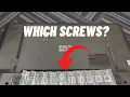How to size screws for a tv