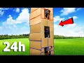 Download Lagu PHD | Thử Thách 24h Sống Trong Nhà Bìa Carton | 24h Living In A Carton