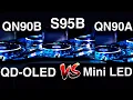 Samsung S95B vs QN90B vs QN90A QD-OLED Vs Neo QLED