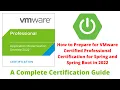 How to Prepare for VMware Certified Professional Certification for Spring and Spring Boot in 2022