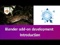 Blender add-on development Course introduction
