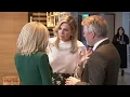 Eerste beelden: Máxima en Brigitte Macron bezoeken Rotterdam tijdens NAVO-top