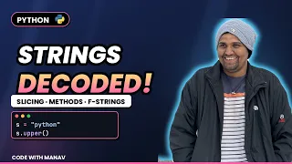 Master Python Strings Indexing Slicing and Important String Methods