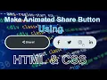 How to make Animated Share Button Using Only HTML CSS Programmers100p