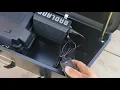 Harbor freight 12 000lb Winch mounted on car trailer