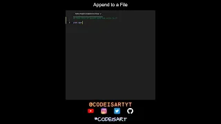 Append to a File Code in Python Examples Python Coding Tutorial Python Coding Interview