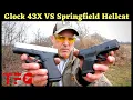Glock 43X VS Springfield Hellcat - Range Comparison