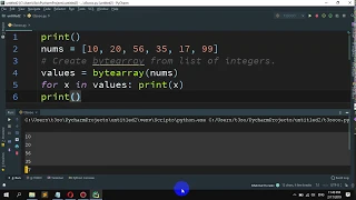 How to Convert a list of integers to a bytearray in Python