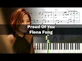 Download Lagu Proud Of You - Fiona Fung | Piano Cover - Piano Tutorial with Sheet Music