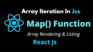 Using Map Method In React List Rendering In React