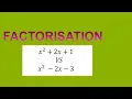 FACTORISE SPLITTING THE MIDDLE TERM 2 2 1 VS 2 2 3