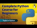 11 Tuple datatype in python