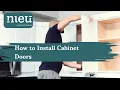 How to Install Kitchen Cabinet Doors - Easy DIY