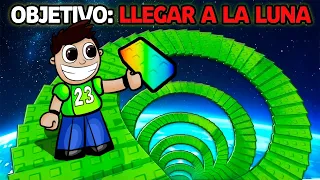 No puedo irme hasta que LLEGUE A LA LUNA en Roblox...