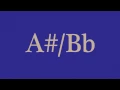 Perfect Pitch A Bb