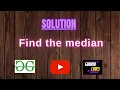 Find the median GEEKSFORGEEKS SOLUTION 100 Test Cases Passed gorakhcodes