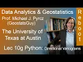 10g Python Data Analytics Reboot Directional Variograms