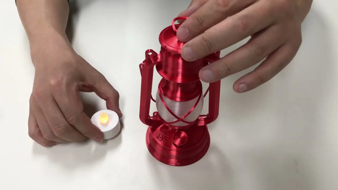 Oil lamp style LED candle light