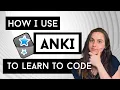 Learn to Code with ANKI flashcards technique
