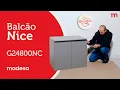 Lagu Montagem Balcão Nice G24800NC | Madesa Móveis