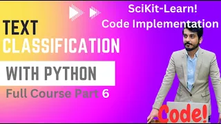 Text Classification with Python Natural Language Processing Course P6 SKLearn Python Code