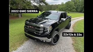 22x12s on 2022 GMC Sierra