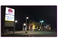 Retail Lights At Night in a Ghost Town - City of Dennison Uhrichsville Ohio