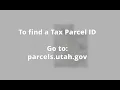 Mastering Tax Parcel ID Retrieval Guide to Using Parcels Utah gov for Accurate Property Information