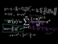 Series Representation of the Lambert W Function