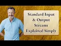 Standard Input Output Streams Explained Simply
