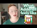 Unmedicated AD Vs Adderall