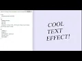 How to Create Cool Text Effect with Animated Text Shadow by using Pure CSS and HTML - MR-CODE 2020