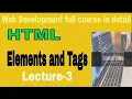 HTML Tutorial Title Elements of HTML Meta Tags Web Development Tutorials