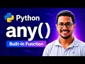 Python any Function Explained Truthy Falsy Empty Iterable
