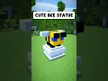 Cute Bee Statue in Minecraft