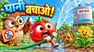 Paani Bachao 💧 | Save Water Song for Kids | Hindi Rhymes | MikuTV Rhymes
