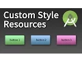 Android Development - Custom Style Resource in Android Studio