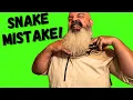 Snake Keepers What Not To Do