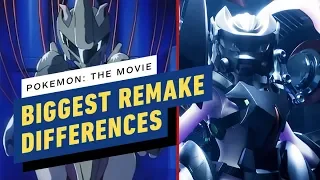 biggest differences between pokemon the first movie and mewtwo strikes back evolution