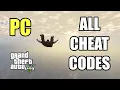 GTA 5 ALL CHEAT CODES FOR PC