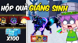 Mình Mở 100 HÒM WINTER Trong Update Giáng Sinh Blox Fruit ?!😱