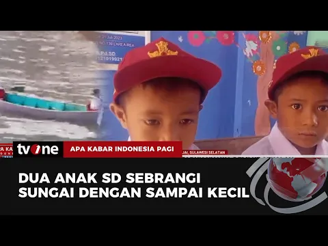 Viral! Dua Siswa Bertaruh Nyawa Kayuh Sampan Demi Sekolah