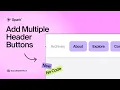 Add Extra Header Buttons in Squarespace Without Code