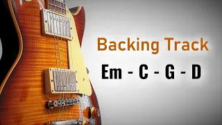 Download Rock Pop Backing Track E Minor | 100 BPM | Em C G D | Guitar Backing Track MP3